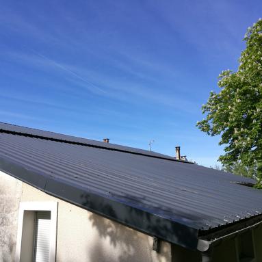 Toiture en bacs aciers