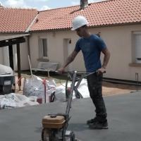 Nivellement dalle à l'hélicoptère